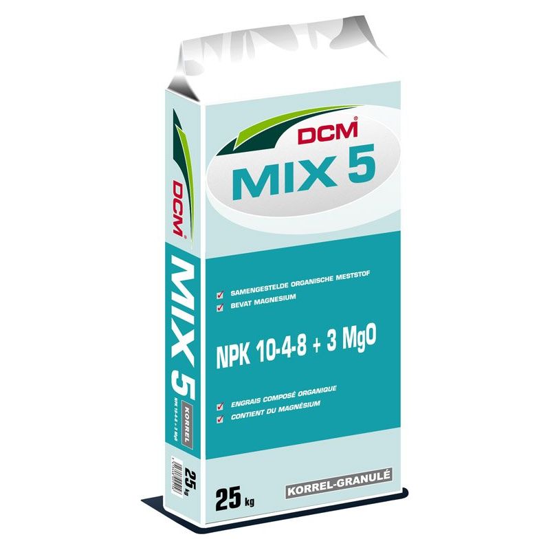 DCM Mix 5 10-4-8 + 3MgO 25 kg granules