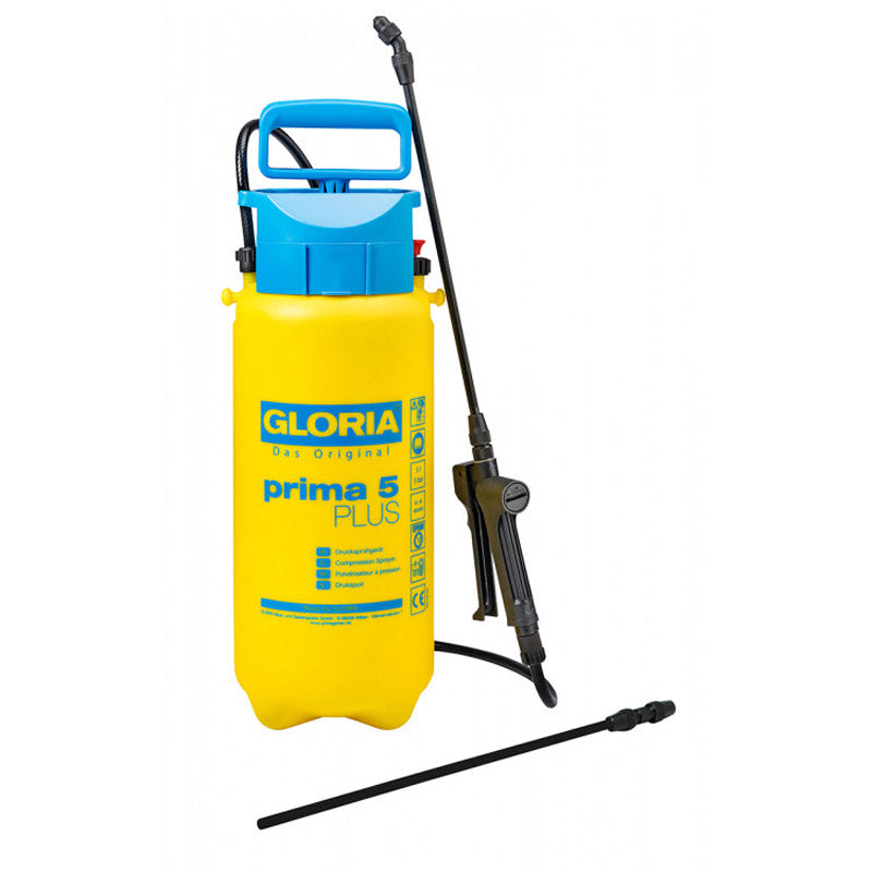 Pressure sprayer Gloria Prima 5 plus (5 liters) acid-resistant